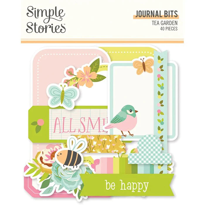 Tea Garden Journal Bits & Pieces - Simple Stories