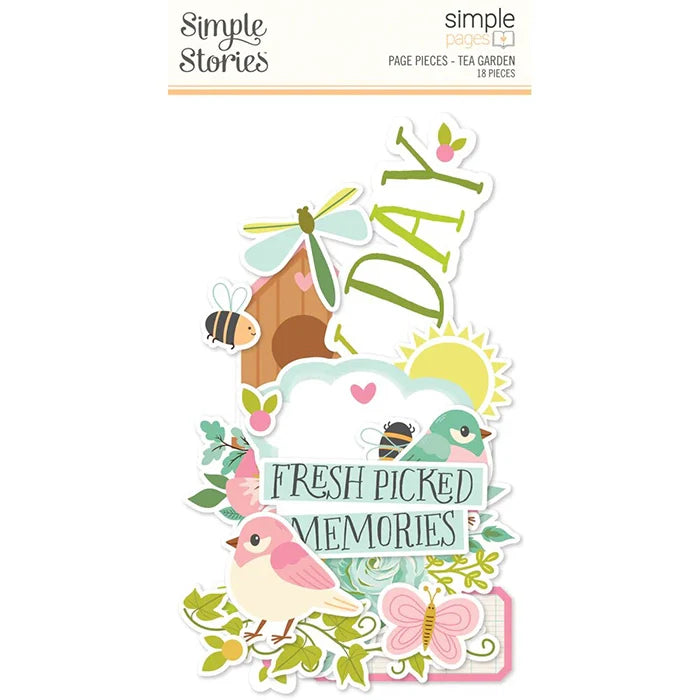 Tea Garden Simple Page Pieces - Simple Stories