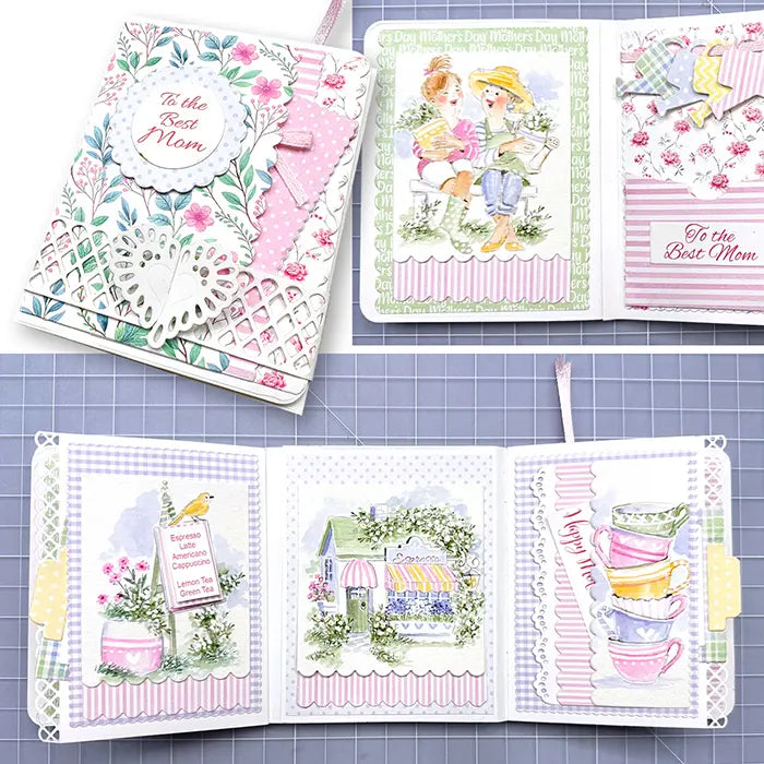 Tea Time  Clear Stamp and Die Set - Art Impressions