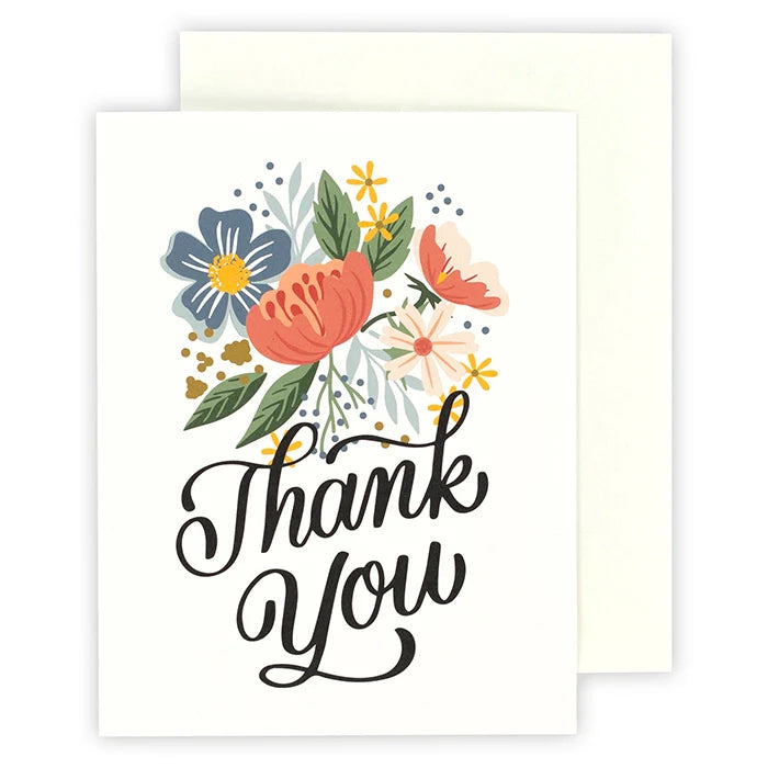 Thank You Floral Greeting Card – Echo Park