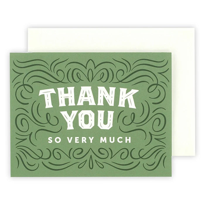 Thank You So Very Much Greeting Card – Echo Park