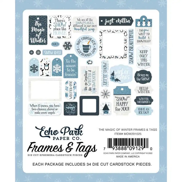 The Magic Of Winter Frames & Tags - Lori Whitlock - Echo Park