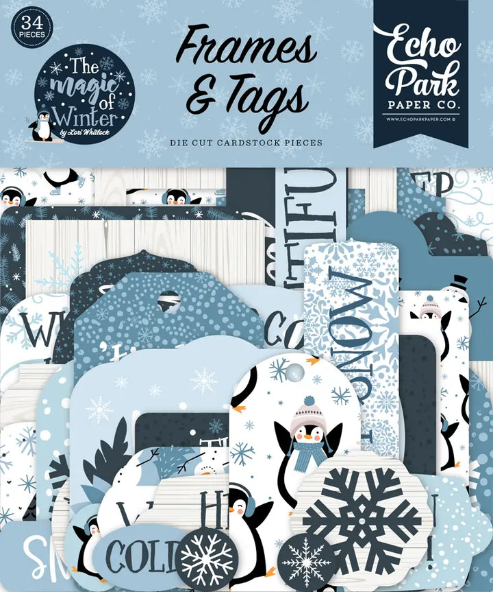 The Magic Of Winter Frames & Tags - Lori Whitlock - Echo Park