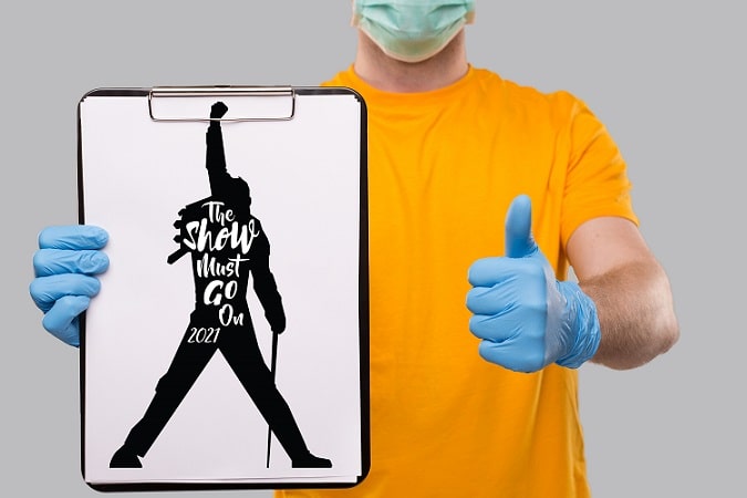 Freddie Mercury Silhouette Iconic Pose SVG Image File Download
