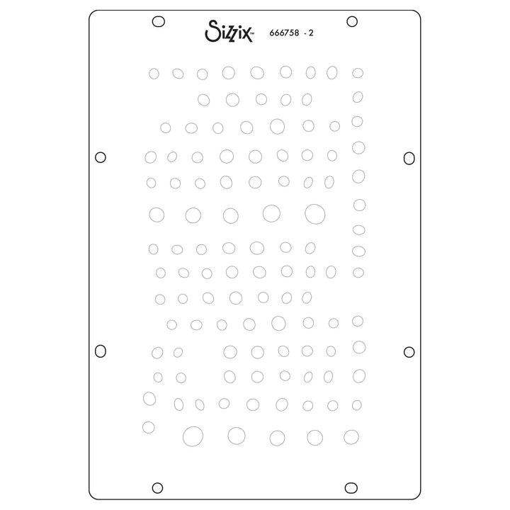 The Visiter Clear Stamps Set w/ Layering Stencils - Studio by Cat Kerr - Sizzix