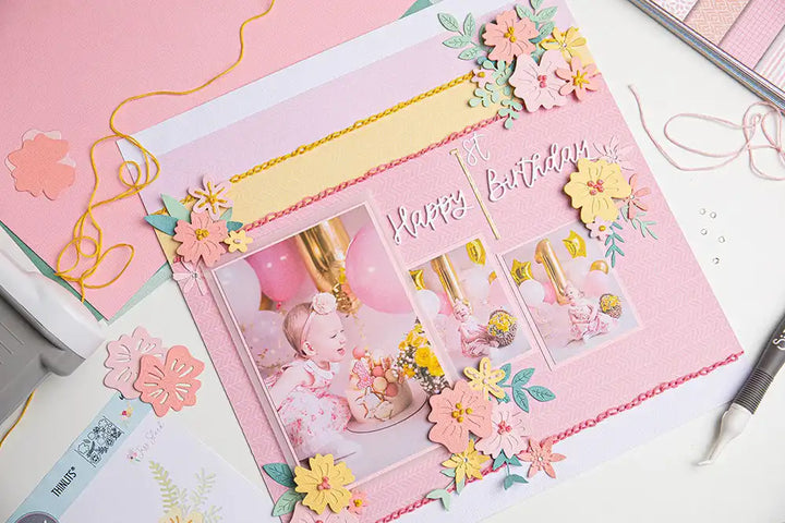 Floral Cluster Thinlits Die Set - Jess Slack - Sizzix