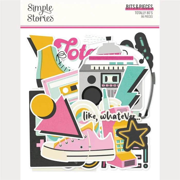 Totally 80's Bits & Pieces - Simple Stories