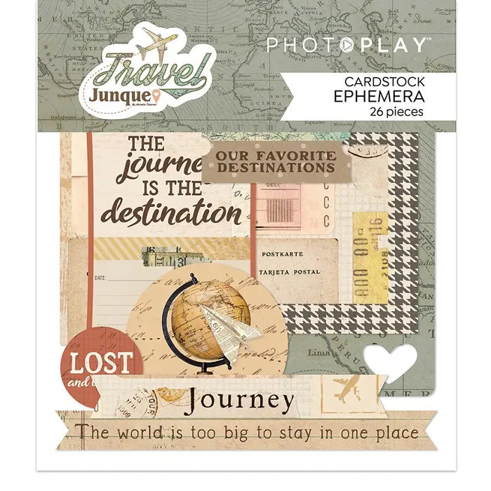 Travel Junque Ephemera Die Cuts - PhotoPlay