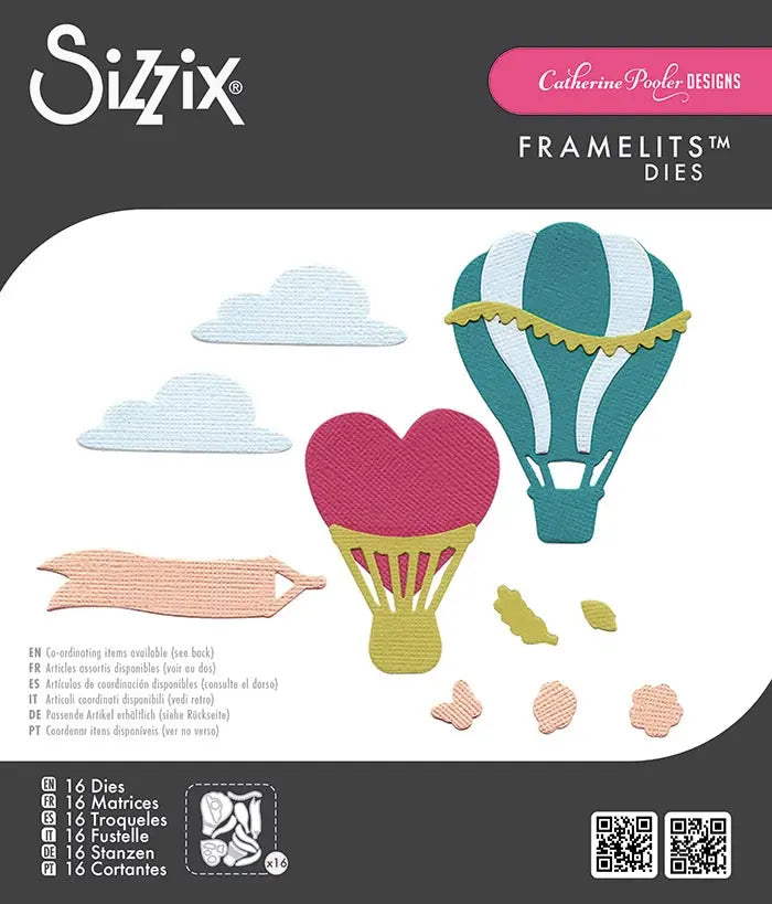 Up and Away #2 Framelits Die Set - Catherine Pooler - Sizzix