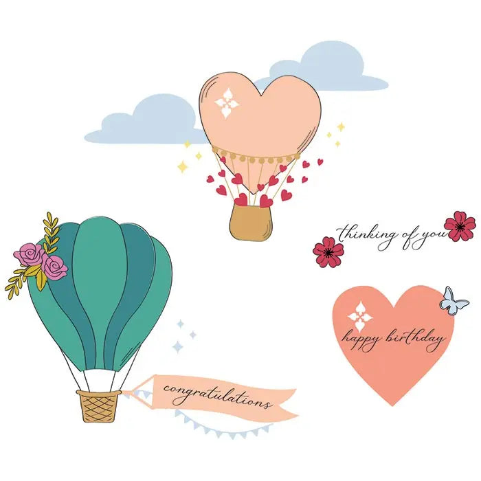 View 4 of Up and Away A5 Clear Stamps Set - Catherine Pooler - Sizzix