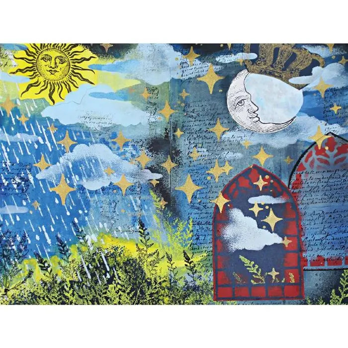 Weather Wonder A5 Clear Stamps Set 6PK w/ A5 Stencils 3PK - Studio - Mark Montano - Sizzix