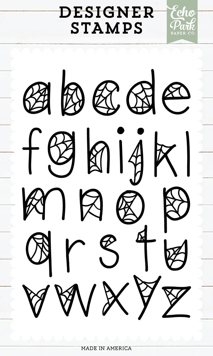 Webbed Alphabet Stamp Set - Designer Series - Echo Park