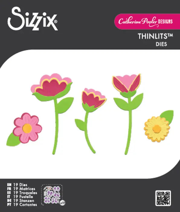 Whimsy Blooms #2 Framelits Die Set - Catherine Pooler - Sizzix