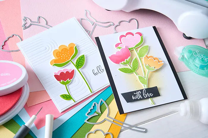 Whimsy Blooms #2 Framelits Die Set - Catherine Pooler - Sizzix