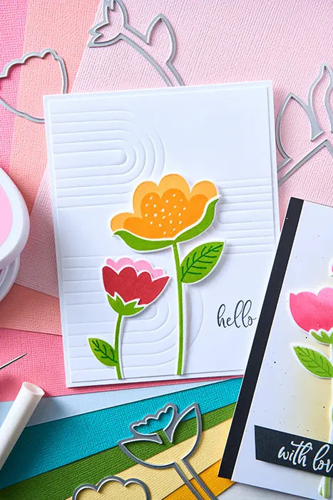 Whimsy Blooms #2 Framelits Die Set - Catherine Pooler - Sizzix