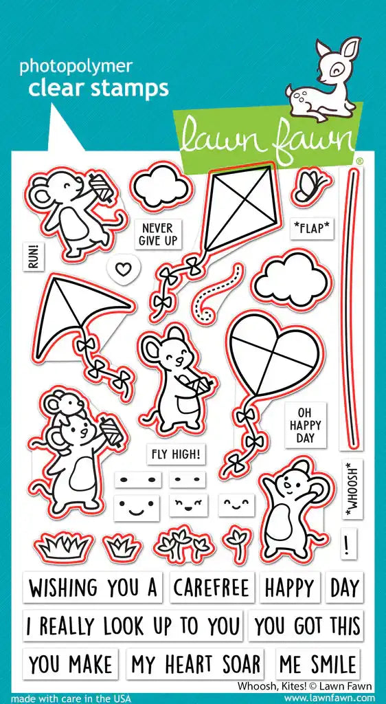 Whoosh, Kites! Lawn Cuts Dies - Lawn Fawn