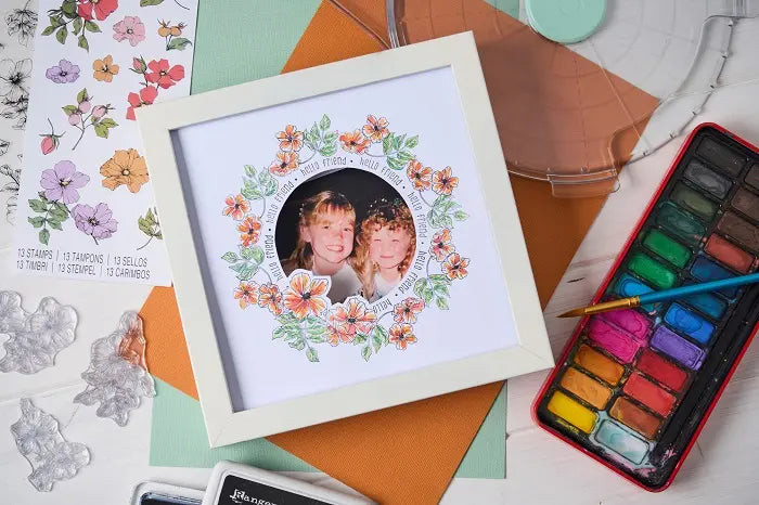 Wildflower Botanicals Clear Stamps Set (13 pack) - Sizzix
