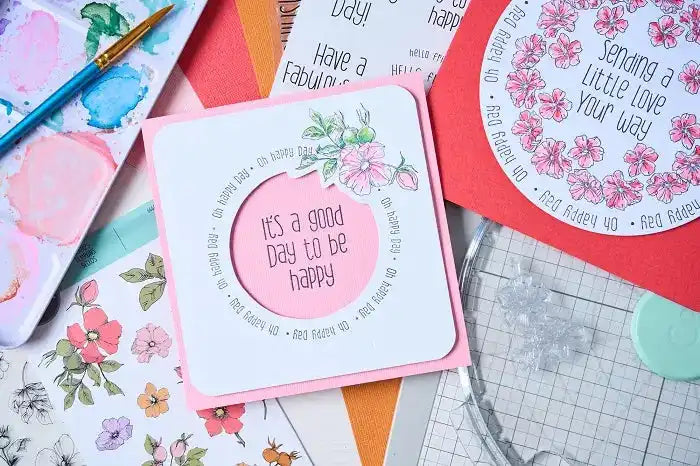 Wildflower Botanicals Clear Stamps Set (13 pack) - Sizzix