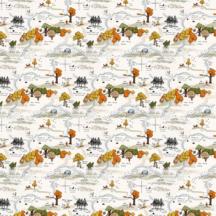 Winnie The Pooh Autumn Scrapbook Collection Kit, 12" x 12" - Echo Park