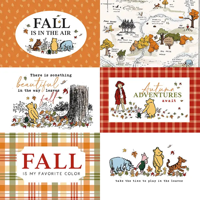 Winnie The Pooh Autumn Scrapbook Collection Kit, 12" x 12" - Echo Park