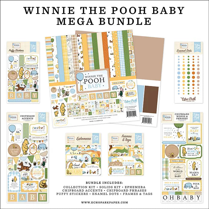 Winnie The Pooh Baby Mega Bundle - Echo Park