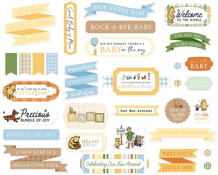 View 2 of Winnie The Pooh Baby Titles & Phrases - Echo Park
