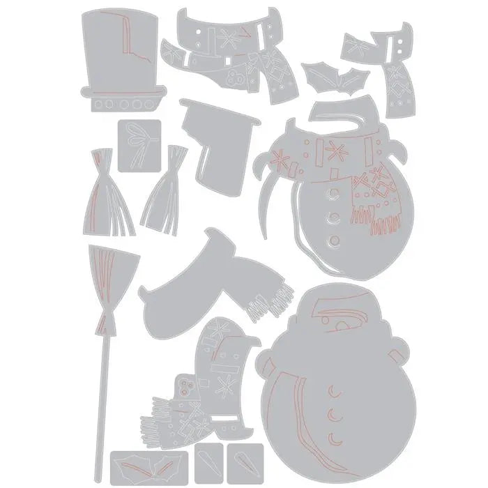 Winston, Colorize Thinlits Die Set Die Set 16PK - Back from the Vault - Tim Holtz - Sizzix