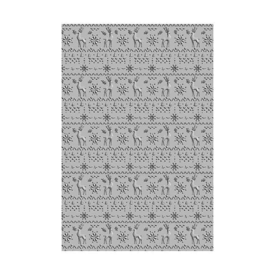 Winter Sweater 3-D Textured Impressions Embossing Folder - Kath Breen - Sizzix
