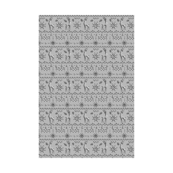 Winter Sweater 3-D Textured Impressions Embossing Folder - Kath Breen - Sizzix