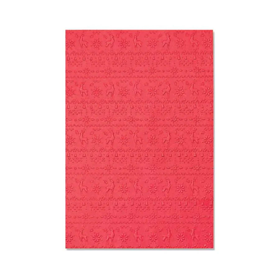 Winter Sweater 3-D Textured Impressions Embossing Folder - Kath Breen - Sizzix