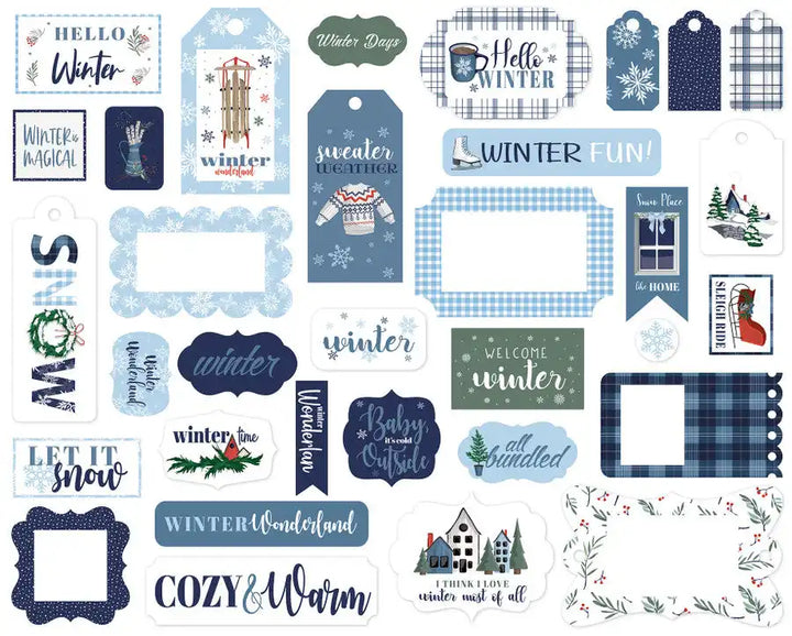 Wintertime Frames & Tags- Carta Bella