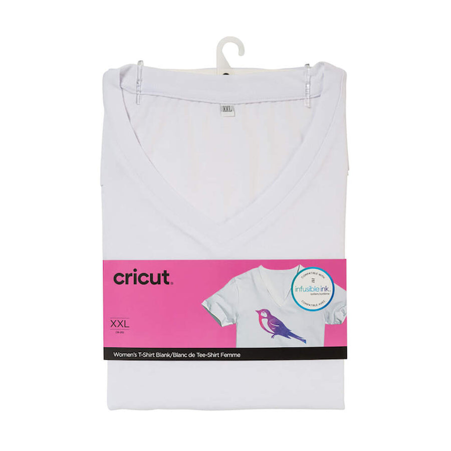 Women's XXL T-Shirt V-Neck - Infusible Ink - Cricut