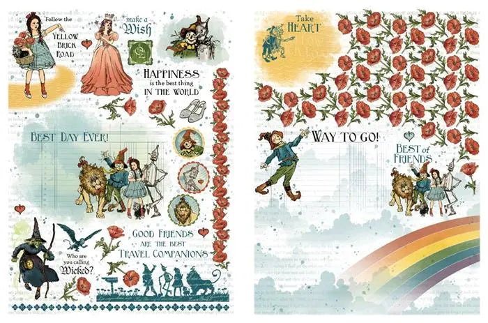 Wonder of Oz Rub-on Transfers - Graphic 45