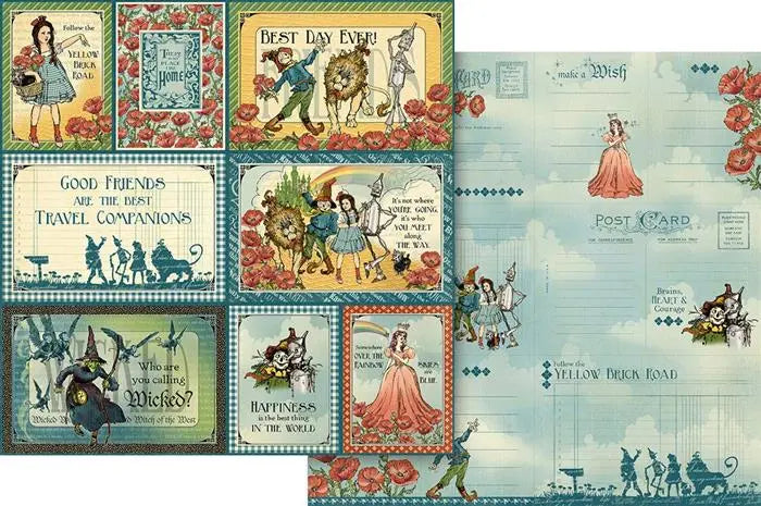 Wonder of Oz Scrapbook Collection Kit,  8" x 8" - Graphic 45