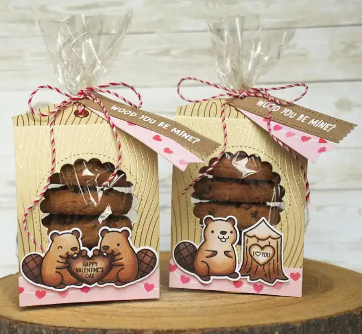 Wood You Be Mine? Clear Stamp Set  - Simply Celebrate Collection - Lawn Fawn