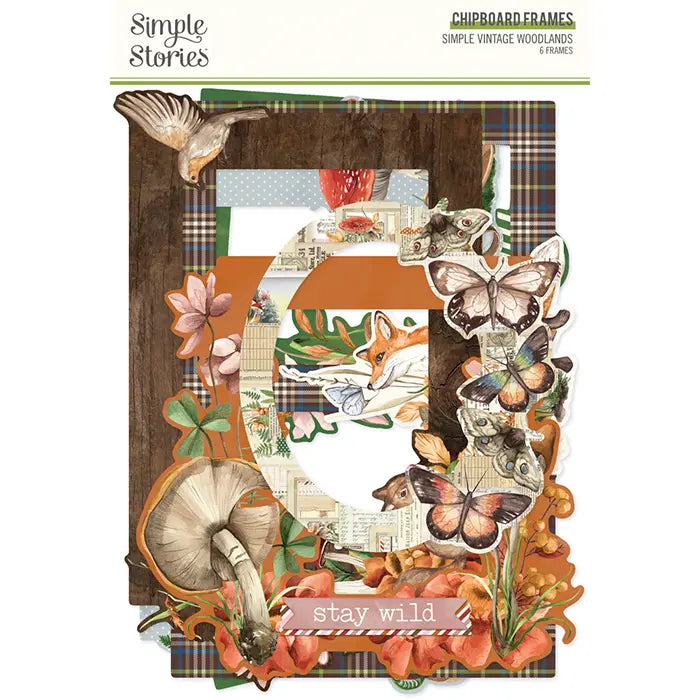 View 7 of Woodlands Chipboard Frames - Simple Vintage - Simple Stories