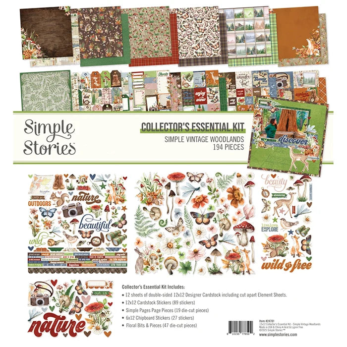 Woodlands Collectors Essentials Kit - Simple Vintage - Simple Stories