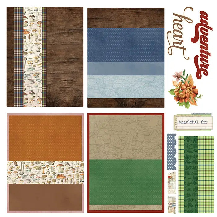 Woodlands Simple Cards Card Kit - Simple Vintage - Simple Stories