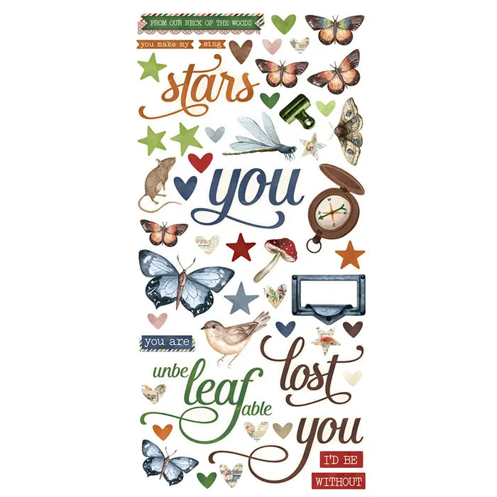 Woodlands Simple Cards Card Kit - Simple Vintage - Simple Stories