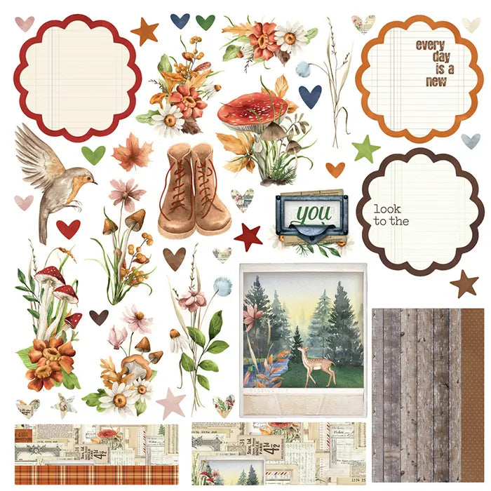 Woodlands Simple Cards Card Kit - Simple Vintage - Simple Stories