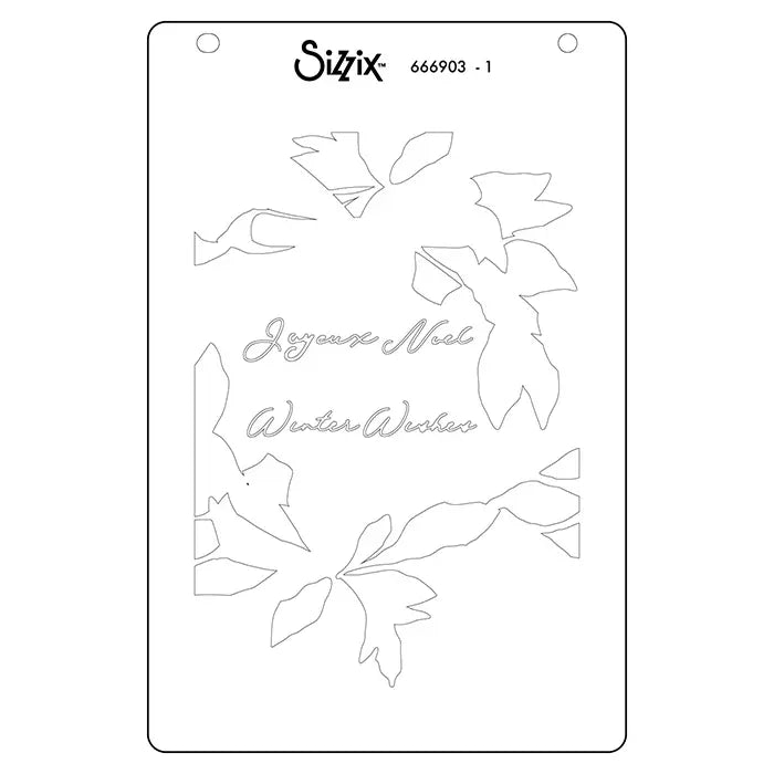 A Wreath in Time A6 Layered Stencil Set - Stacey Park - Sizzix