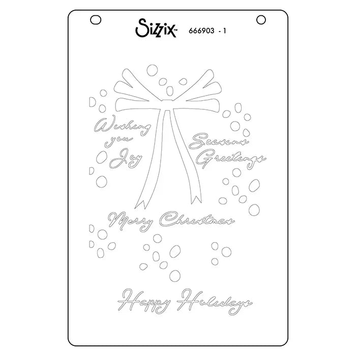 A Wreath in Time A6 Layered Stencil Set - Stacey Park - Sizzix