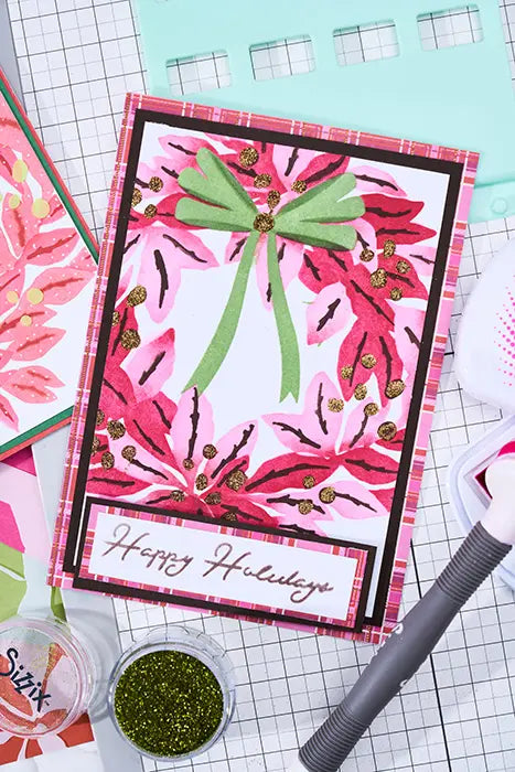 A Wreath in Time A6 Layered Stencil Set - Stacey Park - Sizzix