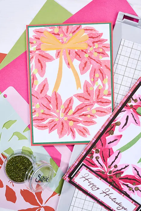 A Wreath in Time A6 Layered Stencil Set - Stacey Park - Sizzix