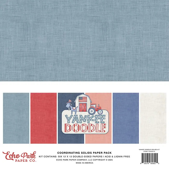 Yankee Doodle Solids Kit - Echo Park