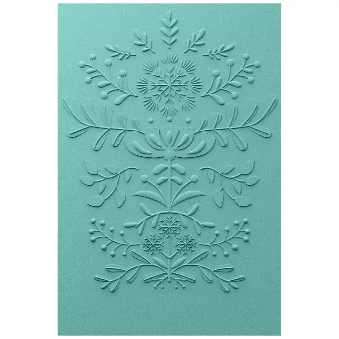 Yuletide 3-D Textured Impressions Embossing Folder by Catherine Pooler - Sizzix