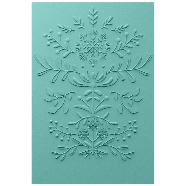 Yuletide 3-D Textured Impressions Embossing Folder by Catherine Pooler - Sizzix