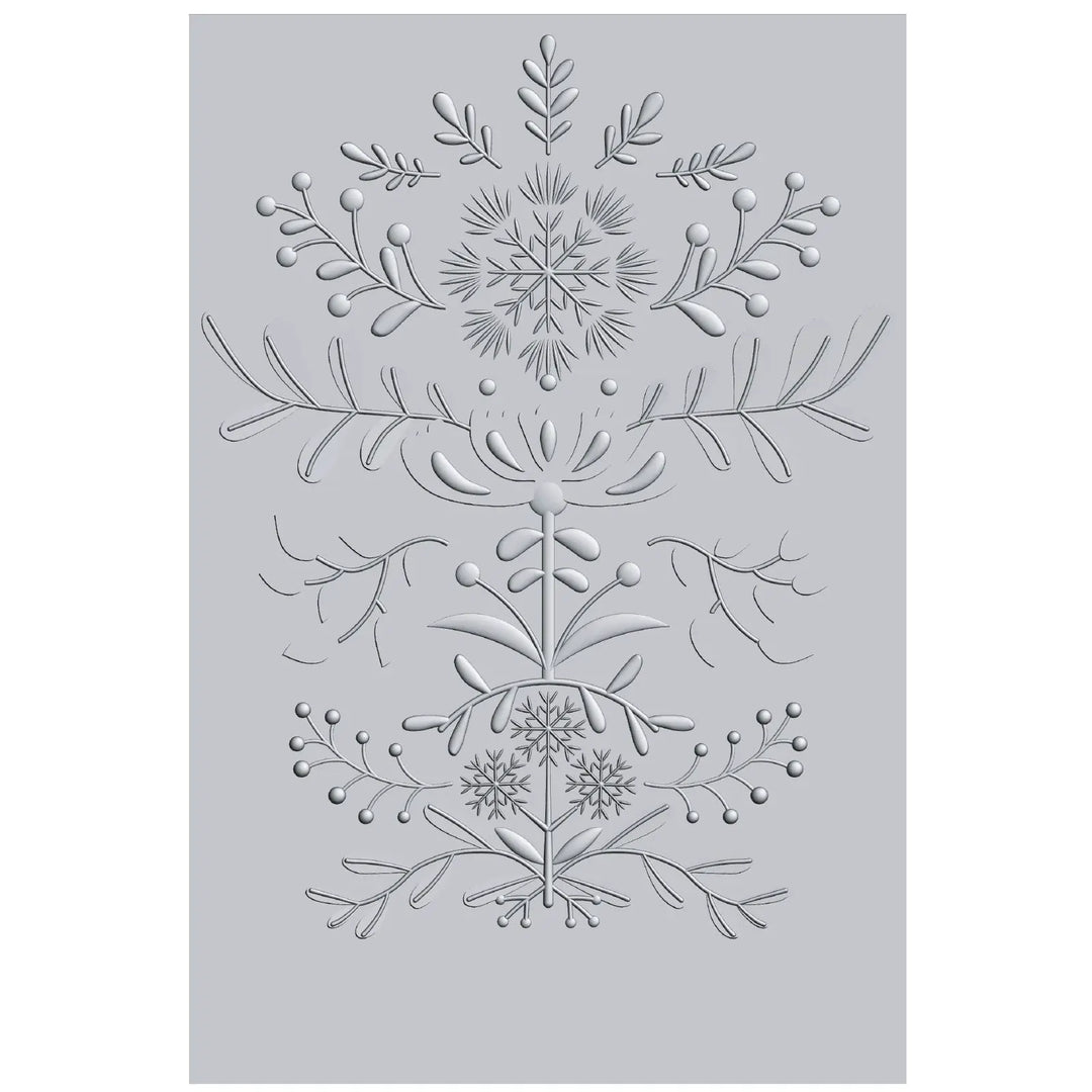 Yuletide 3-D Textured Impressions Embossing Folder by Catherine Pooler - Sizzix