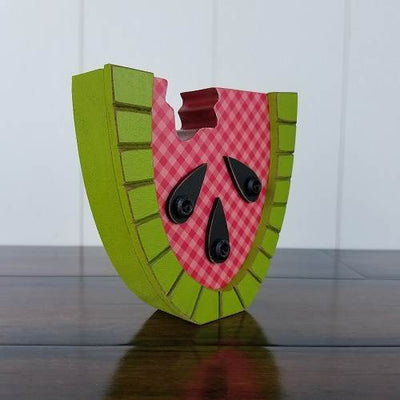Watermelon Slice Unfinished Wood Craft - Foundations Decor