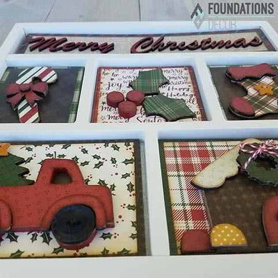Christmas Shadow Box Kit - Foundations Decor